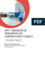 EPP y Medidas de Seguridad en Laboratorio Clinico.