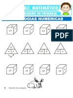 Analogias Numericas para Primero de Primaria