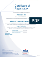 AS9100D Certificate C0337323-AS3