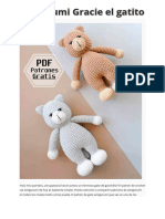 Amigurumi Gracie El Gatito PDF Patron Gratis PDF