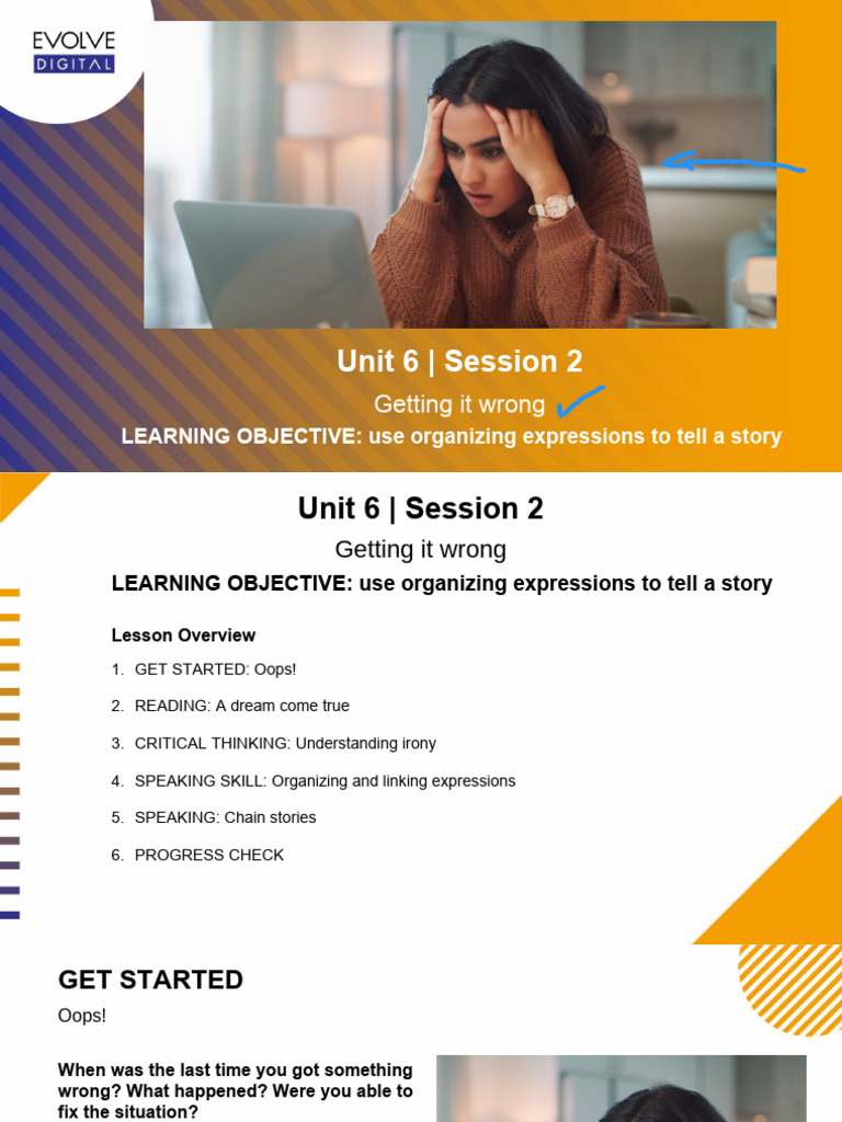Unit 6 session 2 getting it wrong pdf