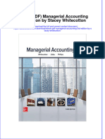 Ebook PDF Managerial Accounting 3rd Edition by Stacey Whitecotton