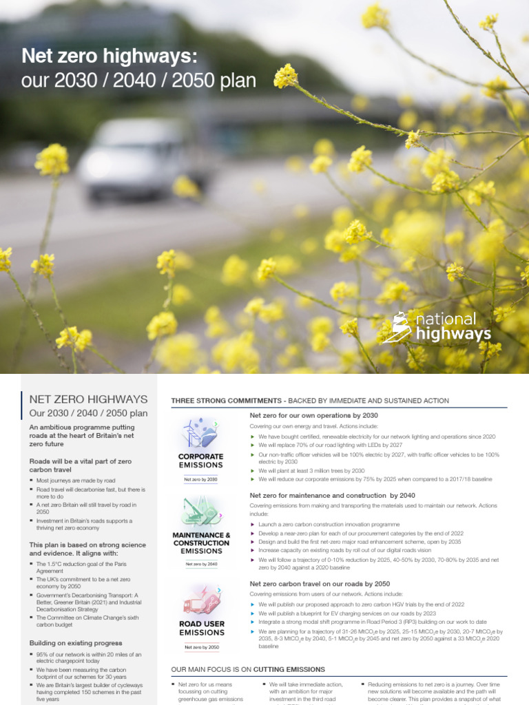 Net Zero Roads Roadmap Download Free Pdf Climate Change Mitigation