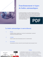 Fonctionnement Et Types de Boites Automatiques