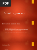 Armstrong Axioms