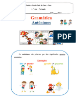 Gramática - Antónimos