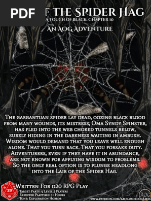 ADV L05 Touch of Black P10 Lair of The Spider Hag
