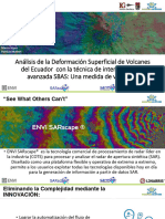 17 - Análisis - Deformación Volcanes - Tecnica - Interferometria - Avanzada - SBAS