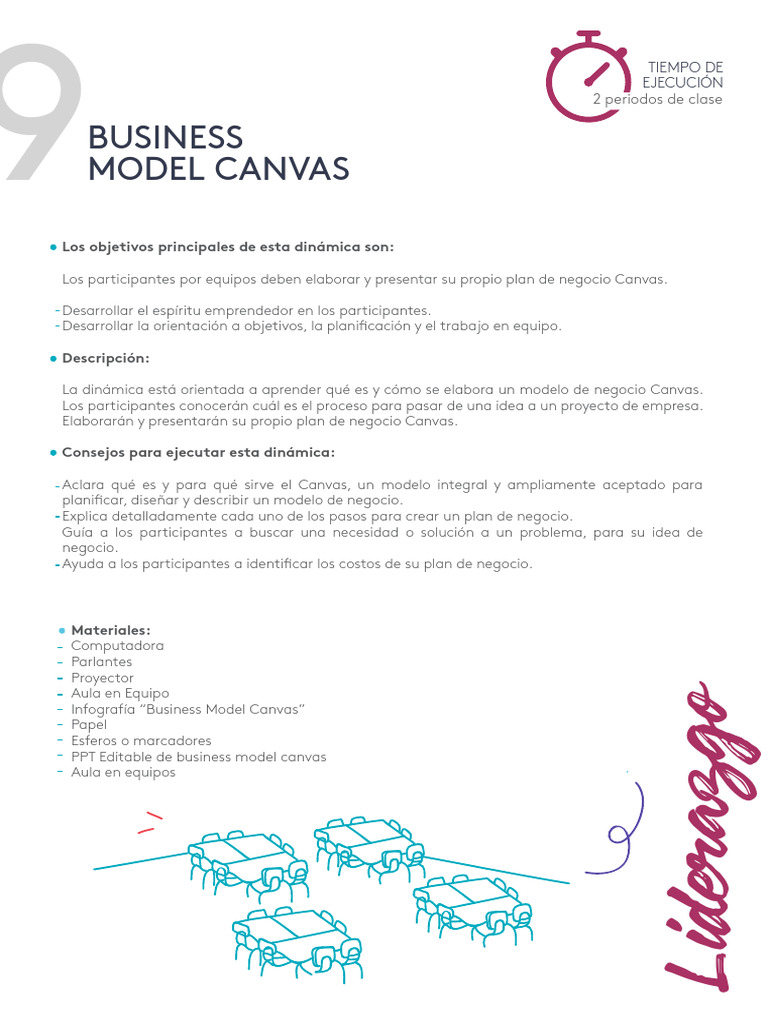 Instrucciones Canvas Plan de Negocio | PDF | Plan de negocios | Business