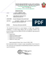 Modelo de Informe Trabajo