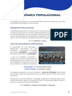 BIO - AP2 - Ecologia - Dinâmica Populacional