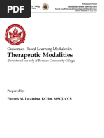 Therapeutic Modalities Prelim - 071024