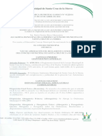 Lm-2014-012-Ley de Aprobación Del Reglamento General Santa Cruz de La Sierra
