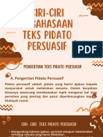 Bahasa Indonesia Ciri Kebahasaan Pidato Persuasif