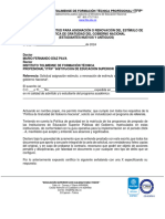 Carta Solicitud Gobierno Nacional