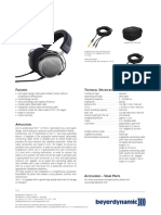 Bayerdinamic T1 Specifications