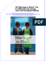 Full Download Ebook PDF Marriage in Black The Pursuit of Married Life Among American Born and Immigrant Blacks PDF