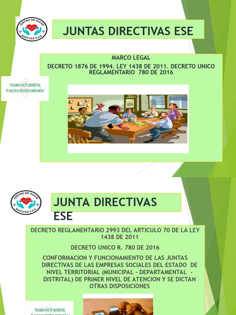 Conformación de Juntas Directivas ESE | PDF | Derecho