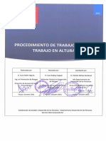 Procedimiento Trabajo Seguro en Altura