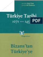 Cambridge - Türkiye Tarihi 1071-1453 Cilt 1 Bizanstan Türkiyeye