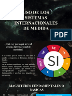Uso de Sistemas Internacionales de Medidas