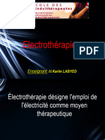 Presentation Electrothérapie Cours Complet 2016