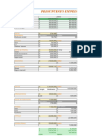 Presupuesto Empresarial
