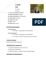 CURRICULUM VITAE Daneil Vega Soraire