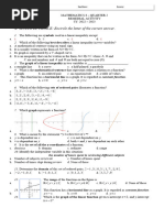 Math 8 - Q2 Remedial Activity