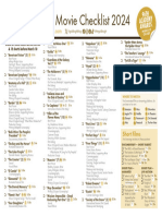 Oscars Movies Checklist 2024