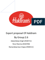 Export Research Project Haldiram 2.6