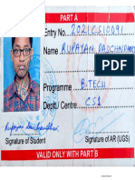IIT Delhi ID Card