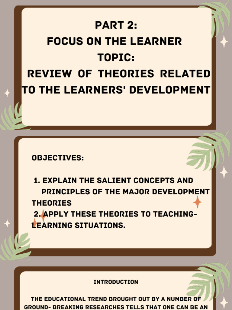 Facilitating Learners Module 1 2 Download Free Pdf Cognitive