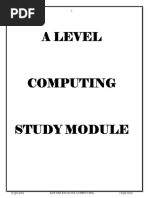 A Level Computing Module