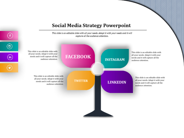 21413-Social Media Strategy Powerpoint Template-Social Media Strategy ...
