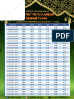 Jadwal Imsyakiyah SDN 3 Gedong