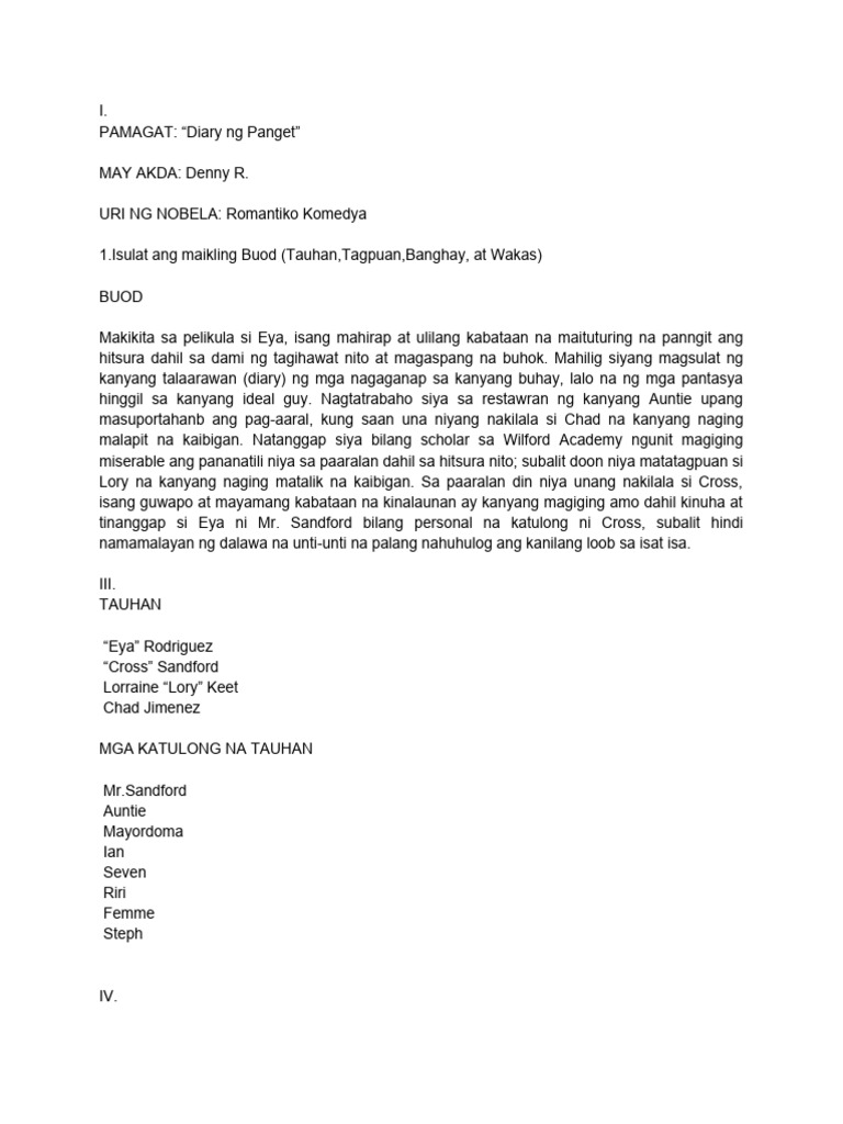 Filipino Weekly Output No.2 | PDF, image size:768x1024