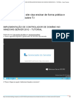 IMPLEMENTAÇÃO DE CONTROLADOR DE DOMÍNIO NO WINDOWS SERVER 2012 - TUTORIAL - Senai Tutoriais