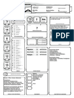 Ficha de Personagem - Elfo Ladino (RPG DAVI)