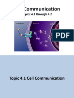 Cell Communication Class Notes Presentation Topics 4.1 To 4.2 2020