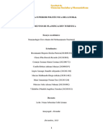 Terminología Dentro Del Ordenamiento Territorial - Grupo 1