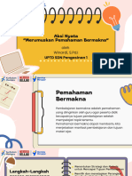 Kuning Pink Ilustrasi Lucu Brainstorm Presentasi