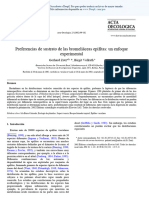 Preferencias de Sustrato de Las Bromeliáceas Epífitas: Un Enfoque Experimental