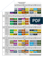 Jadwal Pelajaran Baru Semester Genap