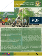 Kalinisan Day Program MES Report