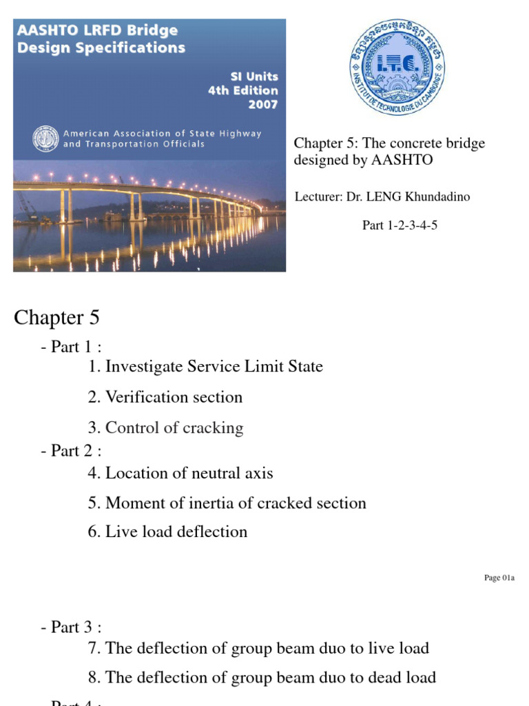 Concrete Bridge Design Analysis | PDF | Bending | Strength Of Materials