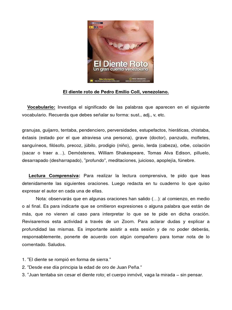 Análisis del cuento 