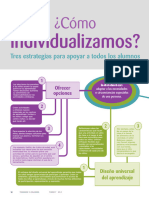 ¿Cómo Individualizamos Tres Estrategias para Apoyar A Todos Los Alumnos