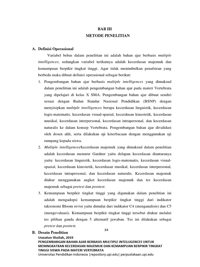 T - BIO - 1706574 - Chapter 3 | PDF