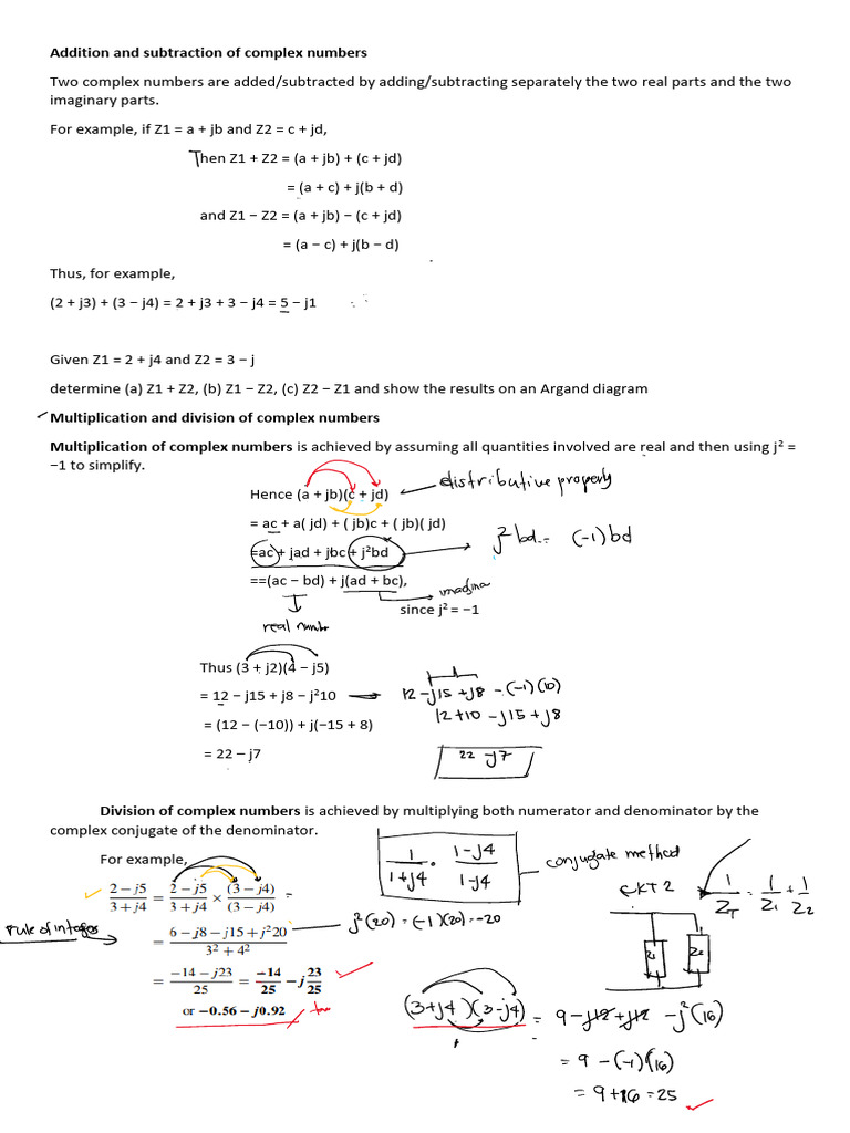 Complex Numbers for Math Students | PDF